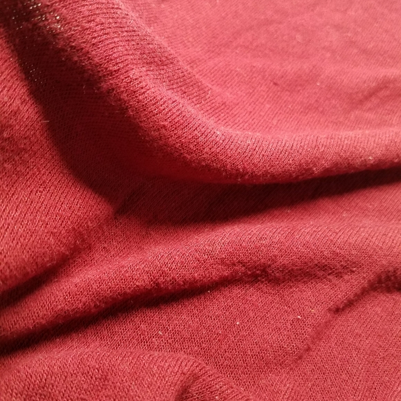 Entro Burgundy Red Cut Out Mock Neck Dress - Picture 6 of 6